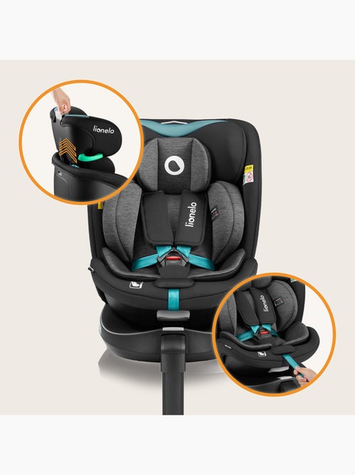Cadeira auto 360° LIONELO Navy i-Size - ISOFIX - Ventilação da carcaça - 40-150 cm - 0+/1/2/3 - Kiabi