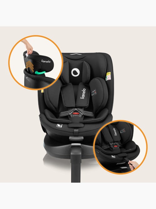 Cadeira auto 360° LIONELO Navy i-Size - ISOFIX - Ventilação da carcaça - 40-150 cm - 0+/1/2/3 - Kiabi