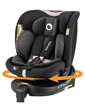 Cadeira auto 360° LIONELO Navy i-Size - ISOFIX - Ventilação da carcaça - 40-150 cm - 0+/1/2/3
