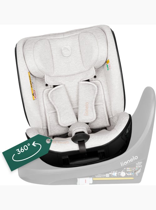 Cadeira auto 40-105 cm LIONELO Moxie Next i-Size - ISOFIX - 0-4 anos - Tecido de bambu - Kiabi