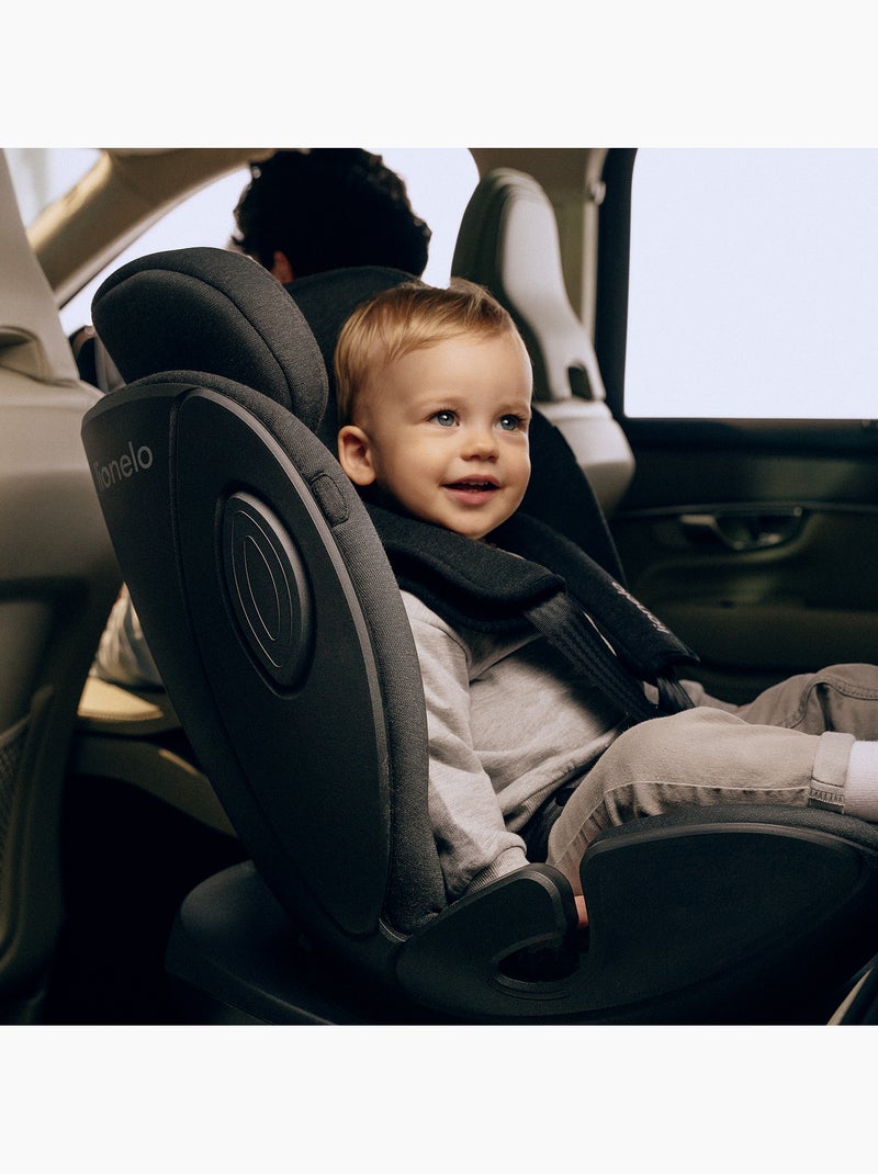 Cadeira auto 40-105 cm LIONELO Moxie Next i-Size - ISOFIX - 0-4 anos - Tecido de bambu Preto - Kiabi