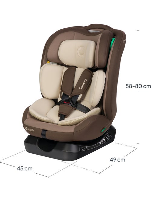 Cadeira auto 40-150 cm LIONELO Aart i-Size - Ajuste da inclinação - Grupo 0+/1/2/3 - Kiabi