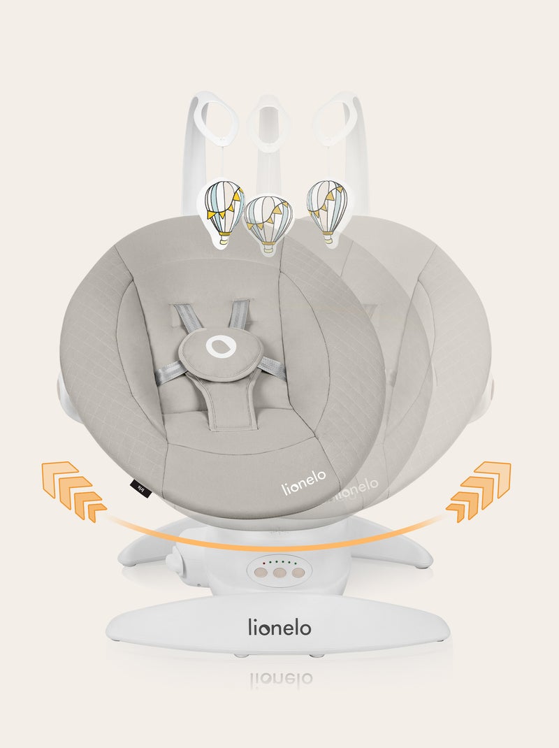 Cadeira auto 40-150 cm LIONELO Bastiaan RWF i-Size – Base giratória 360° – ISOFIX – Grupo 0/1/2/3 Bege - Kiabi