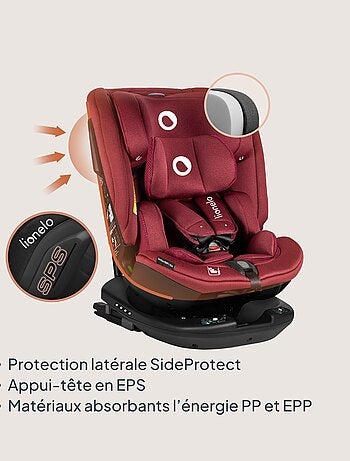 Cadeira auto 40-150 cm LIONELO Bastiaan RWF i-Size – Base giratória 360° – ISOFIX – Grupo 0/1/2/3