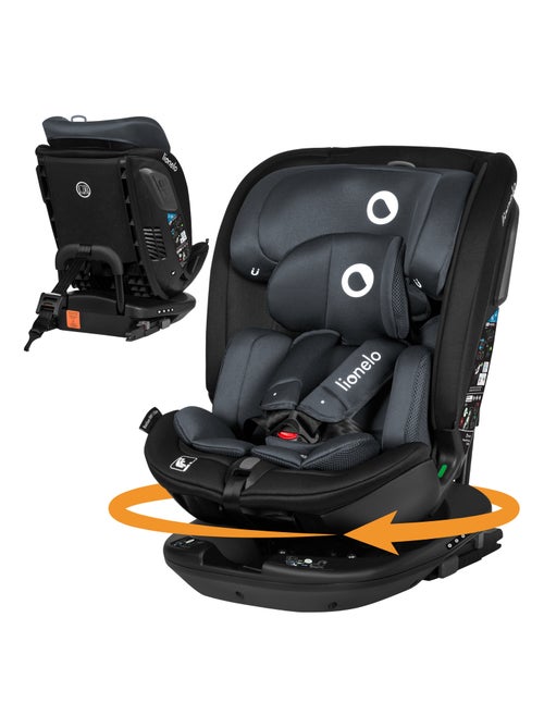 Cadeira auto 40-150 cm LIONELO Bastiaan RWF i-Size – Base giratória 360° – ISOFIX – Grupo 0/1/2/3 - Kiabi