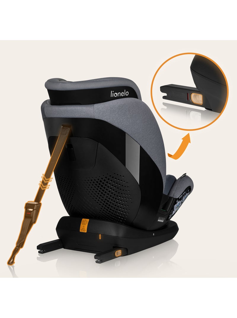 Cadeira auto 76-150cm LIONELO Lavender i-Size - ISOFIX - Ventilação - Grupo 1/2/3 Cinza - Kiabi