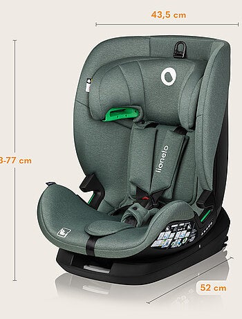 Cadeira auto 76-150cm LIONELO Lavender i-Size - ISOFIX - Ventilação - Grupo 1/2/3