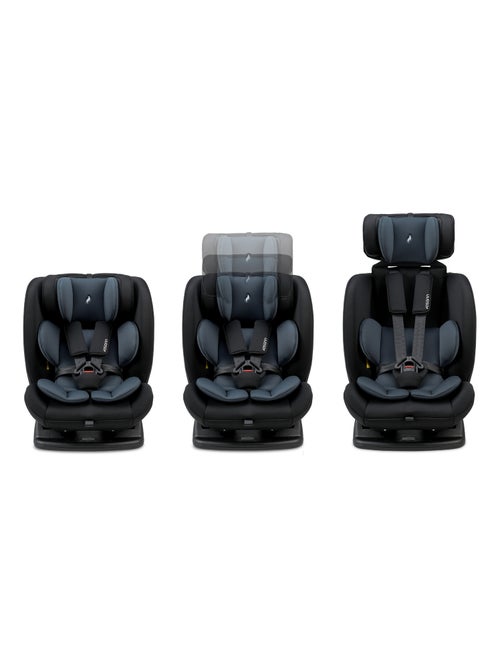 Cadeira auto bebé/criança huddle 2 i-size - 40-150 cm preto - Kiabi
