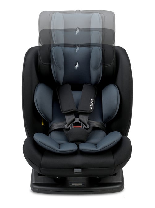 Cadeira auto bebé/criança huddle 2 i-size - 40-150 cm preto - Kiabi