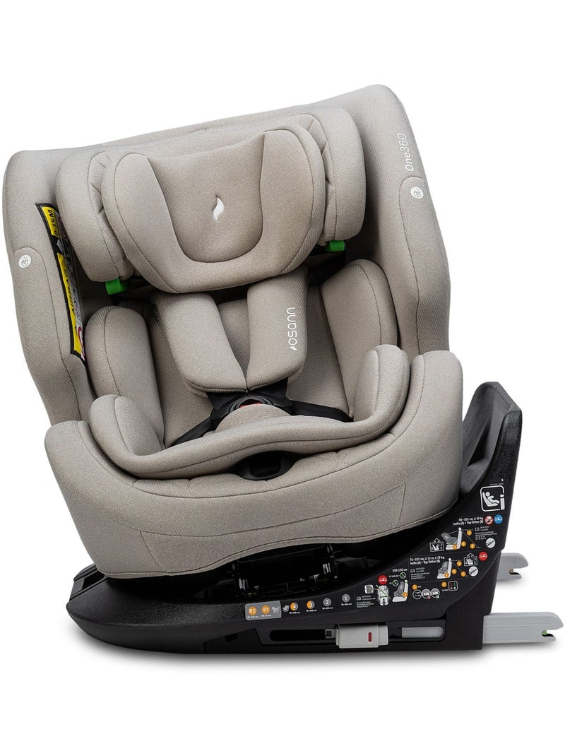 Cadeira auto bebé/criança one360 i-size 40-150 cm Bege - Kiabi