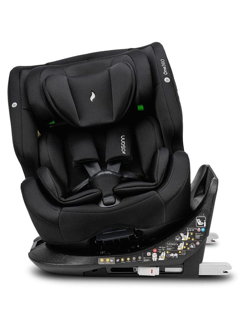 Cadeira auto bebé/criança one360 i-size 40-150 cm Preto Preto - Kiabi