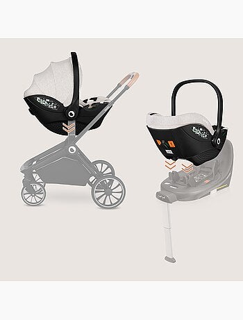 Cadeira Auto com Base 360° LIONELO Moxie i-Size Set - ISOFIX - Bambu - 40-87 cm