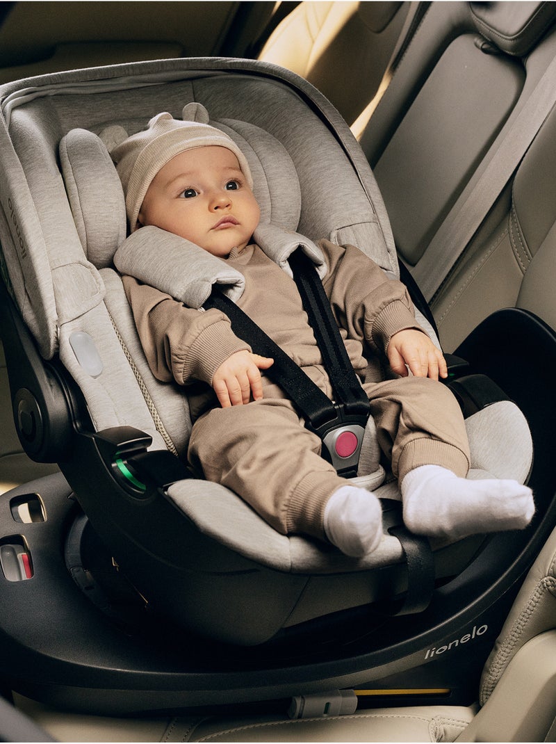 Cadeira Auto com Base 360° LIONELO Moxie i-Size Set - ISOFIX - Bambu - 40-87 cm Bege - Kiabi