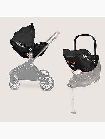 Cadeira Auto com Base 360° LIONELO Moxie i-Size Set - ISOFIX - Bambu - 40-87 cm