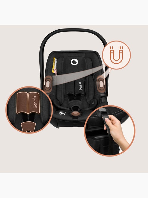Cadeira Auto com Base 360° LIONELO Moxie i-Size Set - ISOFIX - Bambu - 40-87 cm - Kiabi