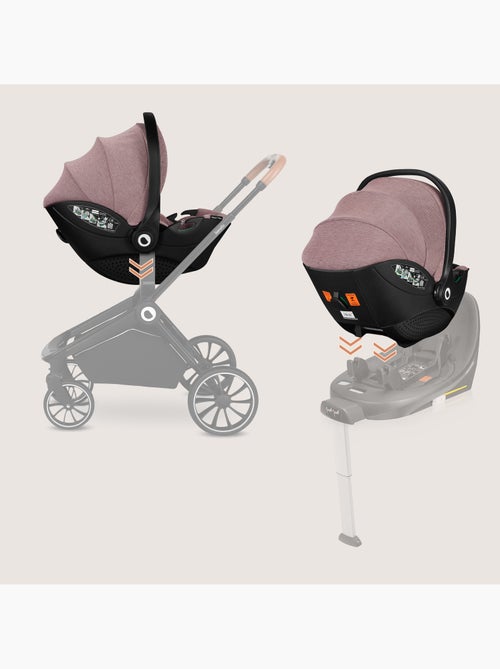 Cadeira Auto com Base 360° LIONELO Moxie i-Size Set - ISOFIX - Bambu - 40-87 cm - Kiabi