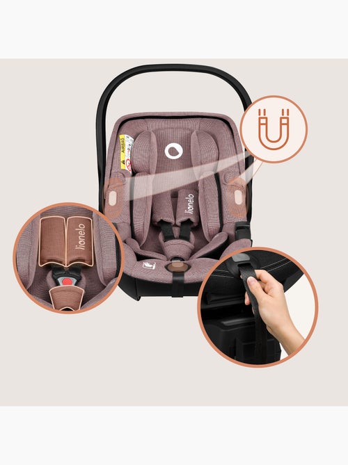 Cadeira Auto com Base 360° LIONELO Moxie i-Size Set - ISOFIX - Bambu - 40-87 cm - Kiabi