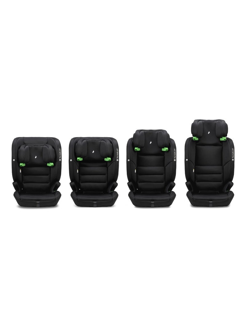 Cadeira auto criança flux isofix ext i-size 76-150 cm Preto Preto - Kiabi