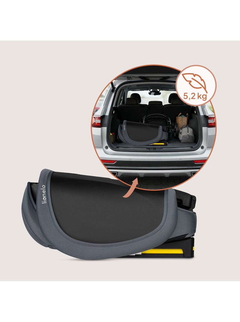 Cadeira Auto Dobrável LIONELO Orin i-Size - ISOFIX - 100-150 cm - Ligeira Cinza - Kiabi