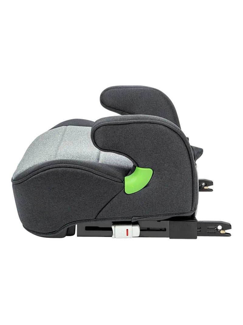 Cadeira auto elevatória lux isofix i-size 126-150 cm Cinza-preto - Kiabi