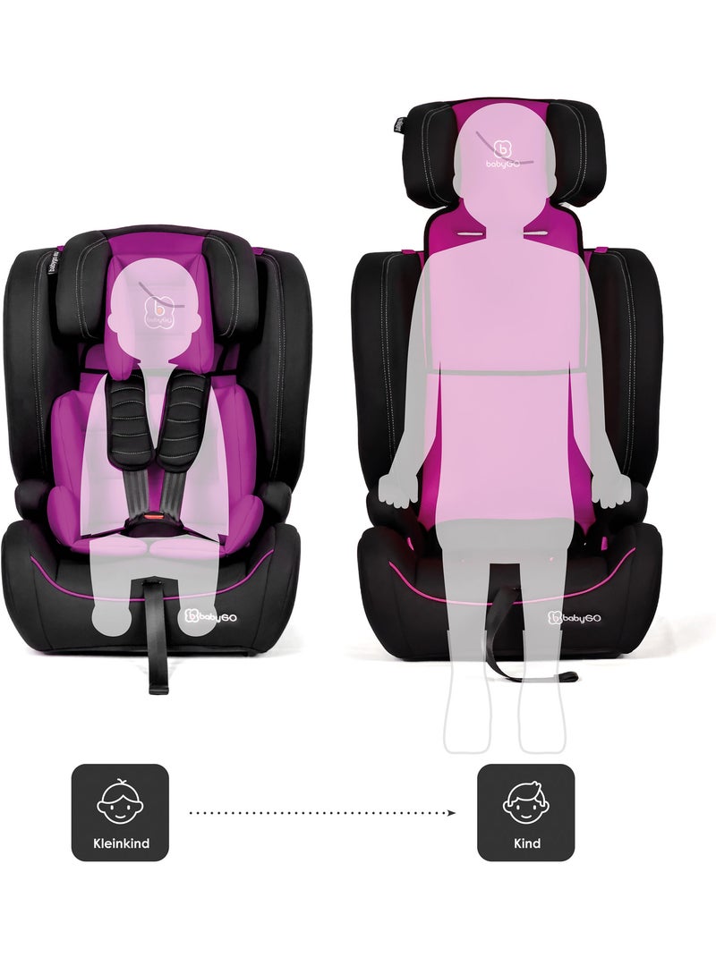 Cadeira auto FreeMove i-Size – BabyGO Rosa - Kiabi