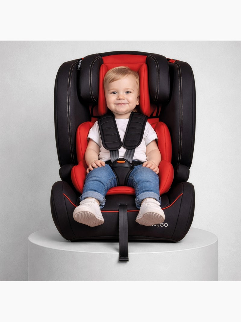 Cadeira auto FreeMove i-Size – BabyGO Vermelho - Kiabi