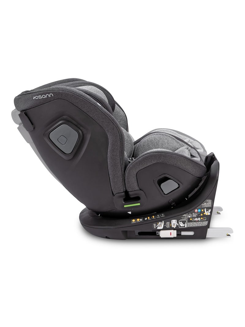 Cadeira auto infantil/infantil flame 360 isofix i-size - 40-150 cm Cinza-cinza - Kiabi