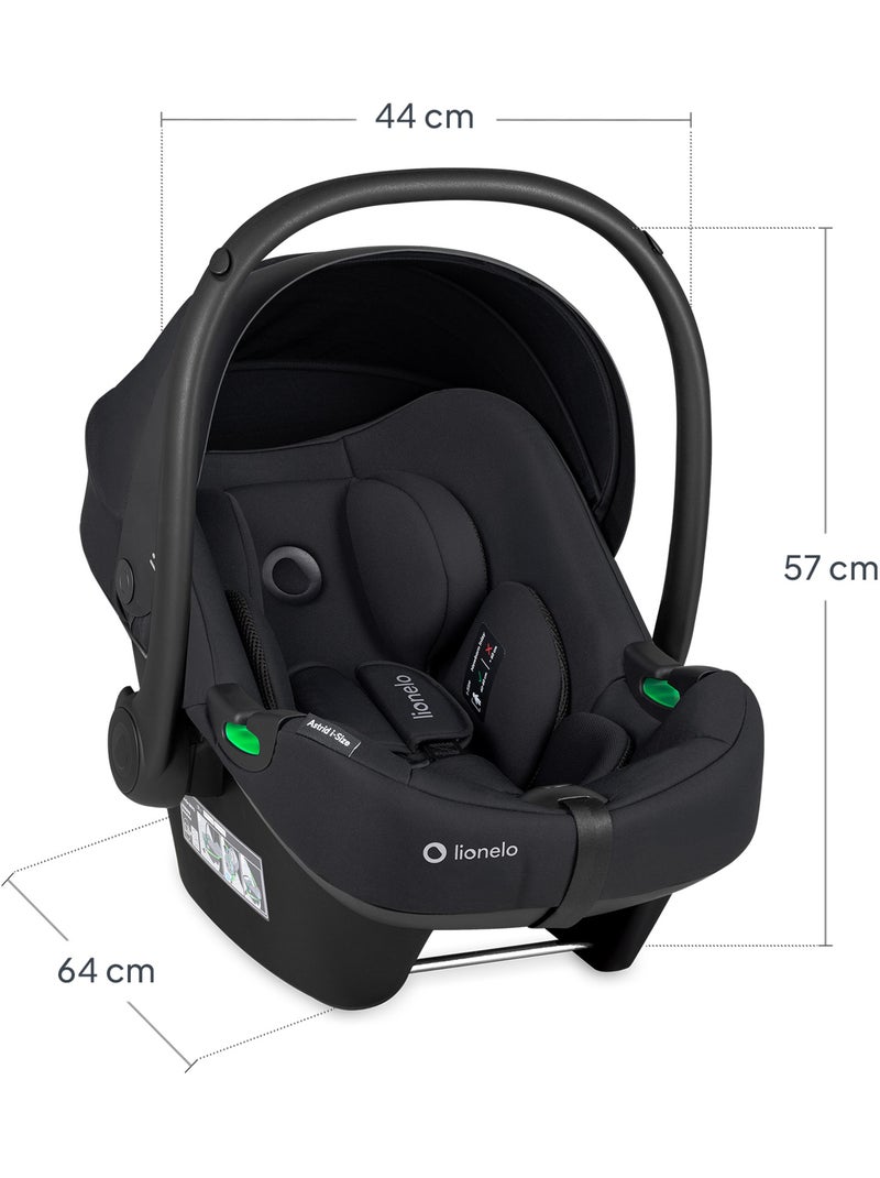 Cadeira Auto LIONELO Astrid i-Size - Ovetto 40-87 cm - ADAC - Ligeira Preto - Kiabi