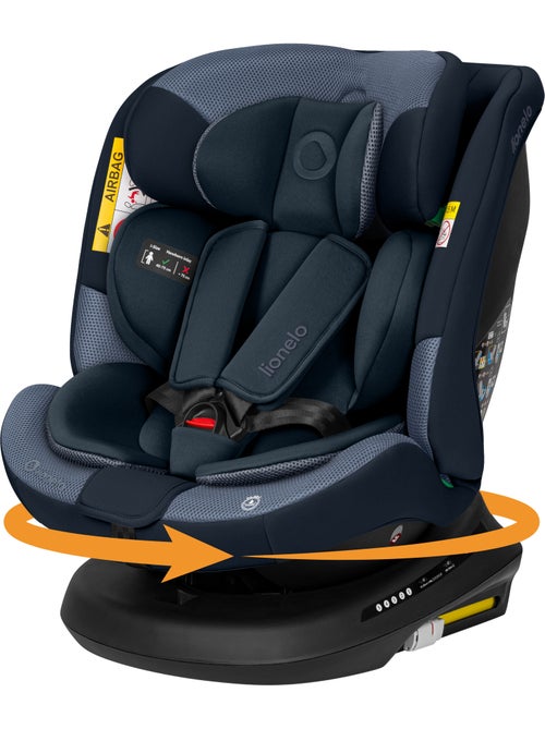 Cadeira Auto LIONELO Bastiaan Plus i-Size - Rotativa 360° - 40-150 cm - ISOFIX - Kiabi Cadeira Auto LIONELO Bastiaan Plus i-Size - Rotativa 360° - 40-150 cm - ISOFIX - Kiabi