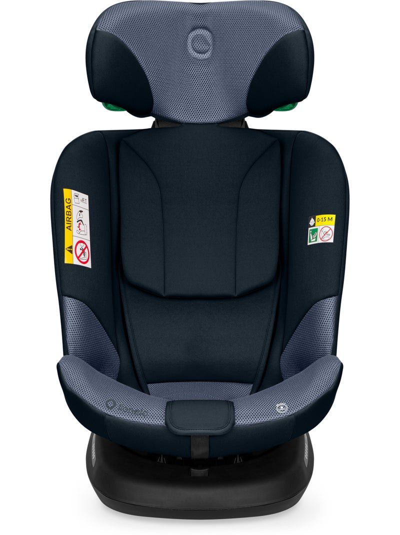Cadeira Auto LIONELO Bastiaan Plus i-Size - Rotativa 360° - 40-150 cm - ISOFIX Azul - Kiabi