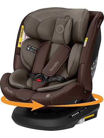 Cadeira Auto LIONELO Bastiaan Plus i-Size - Rotativa 360° - 40-150 cm - ISOFIX
