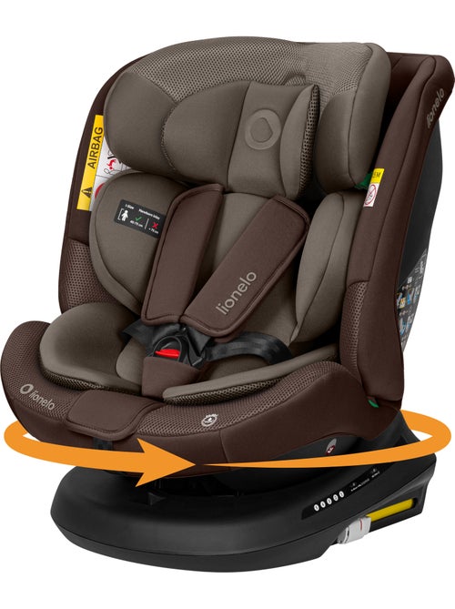 Cadeira Auto LIONELO Bastiaan Plus i-Size - Rotativa 360° - 40-150 cm - ISOFIX - Kiabi Cadeira Auto LIONELO Bastiaan Plus i-Size - Rotativa 360° - 40-150 cm - ISOFIX - Kiabi