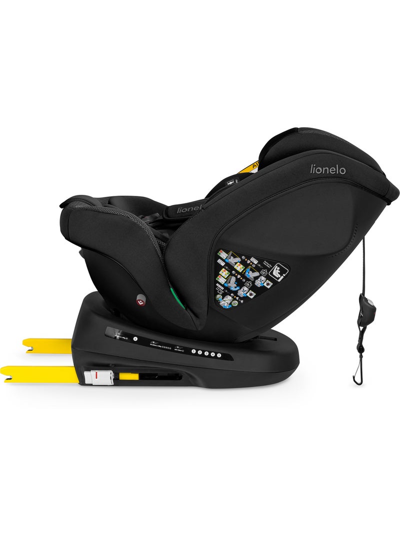 Cadeira Auto LIONELO Bastiaan Plus i-Size - Rotativa 360° - 40-150 cm - ISOFIX Preto - Kiabi