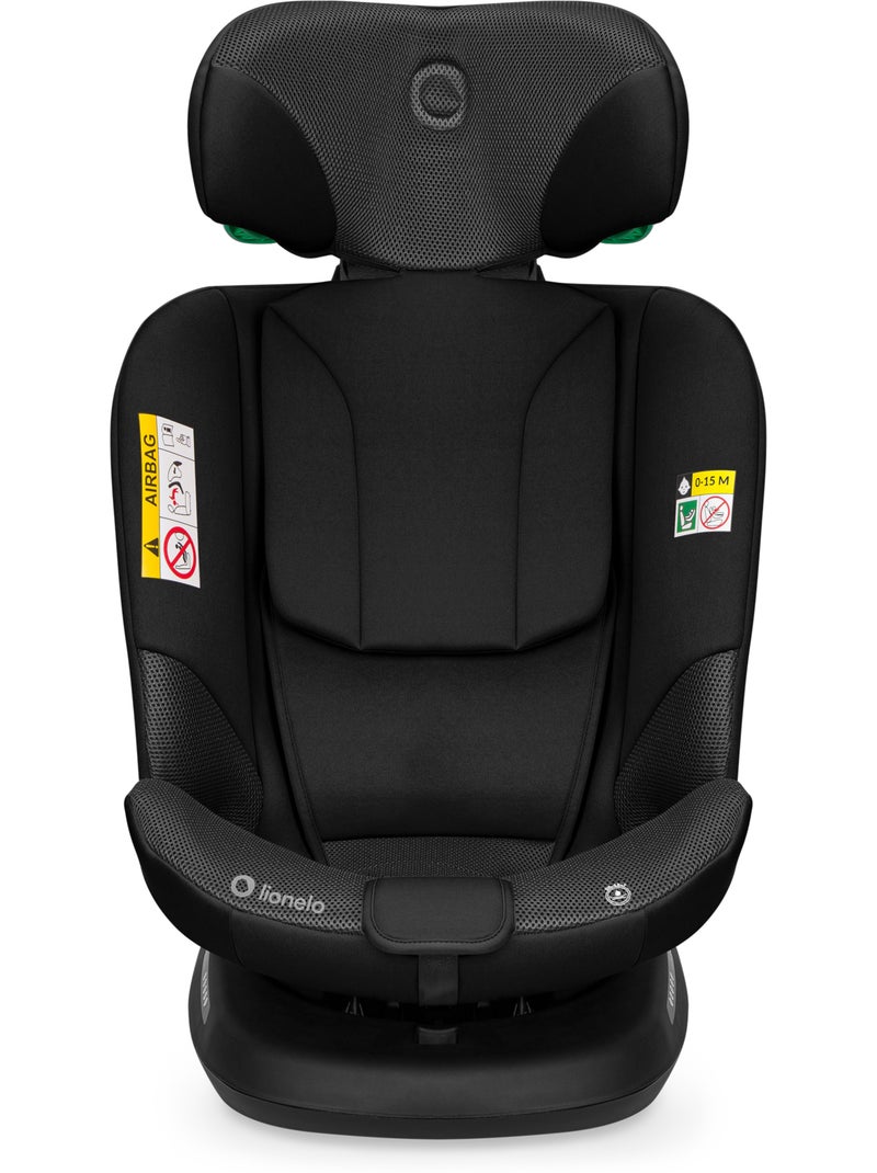 Cadeira Auto LIONELO Bastiaan Plus i-Size - Rotativa 360° - 40-150 cm - ISOFIX Preto - Kiabi