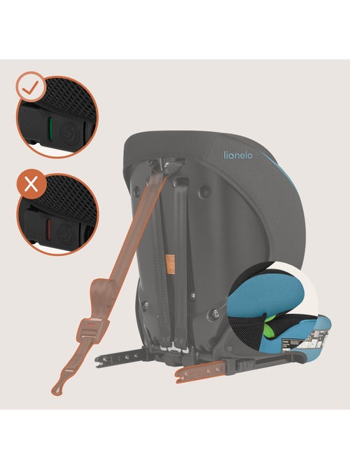 Cadeira Auto LIONELO Levi Fix i-Size - ISOFIX - 76-150 cm - Grupo 1/2/3 - Kiabi Cadeira Auto LIONELO Levi Fix i-Size - ISOFIX - 76-150 cm - Grupo 1/2/3 - Kiabi