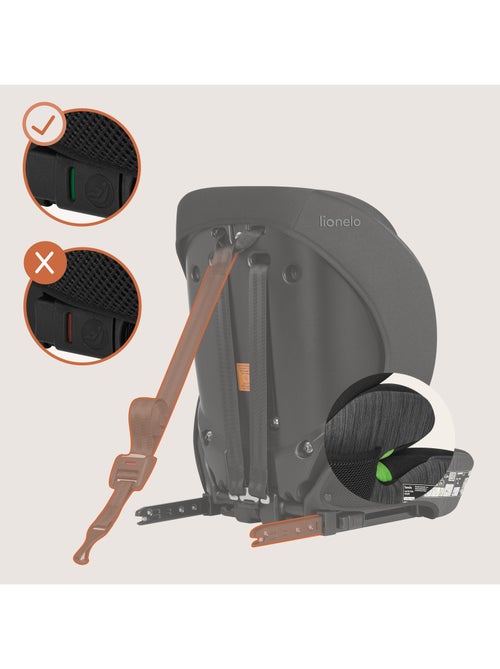 Cadeira Auto LIONELO Levi Fix i-Size - ISOFIX - 76-150 cm - Grupo 1/2/3 - Kiabi Cadeira Auto LIONELO Levi Fix i-Size - ISOFIX - 76-150 cm - Grupo 1/2/3 - Kiabi