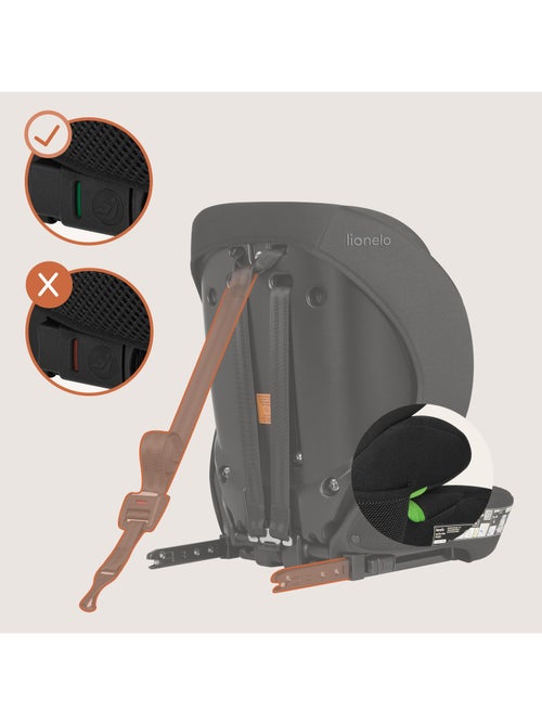 Cadeira Auto LIONELO Levi Fix i-Size - ISOFIX - 76-150 cm - Grupo 1/2/3 - Kiabi Cadeira Auto LIONELO Levi Fix i-Size - ISOFIX - 76-150 cm - Grupo 1/2/3 - Kiabi