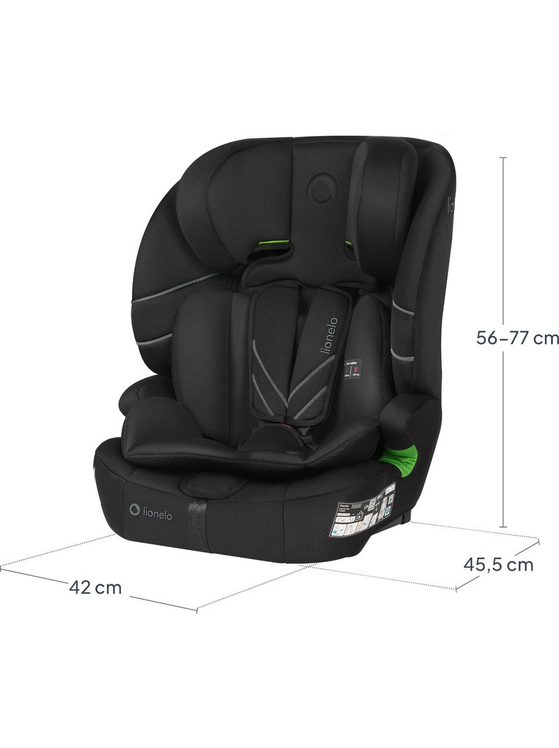 Cadeira Auto LIONELO Levi Fix i-Size - ISOFIX - 76-150 cm - Grupo 1/2/3 Preto - Kiabi