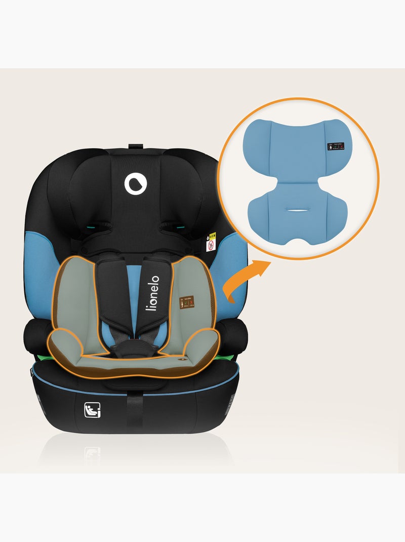 Cadeira Auto LIONELO Levi i-Size - 76-150 cm - Grupo 1/2/3 Azul-Preto - Kiabi