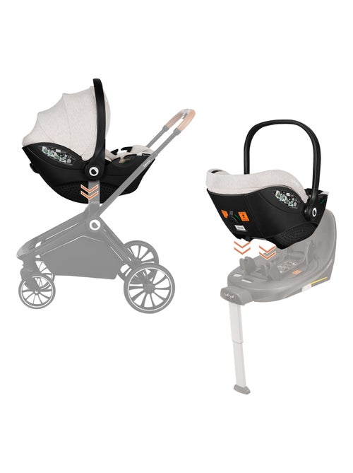 Cadeira Auto LIONELO Moxie i-Size - Tecido de Bambu - 40-87 cm - Leve - Kiabi