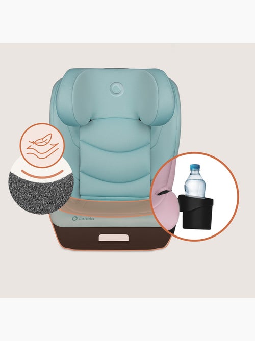 Cadeira Auto LIONELO Neal i-Size - ISOFIX - Assento Largo - Porta-Copos - Reclinável - 100-150 cm - Kiabi Cadeira Auto LIONELO Neal i-Size - ISOFIX - Assento Largo - Porta-Copos - Reclinável - 100-150 cm - Kiabi