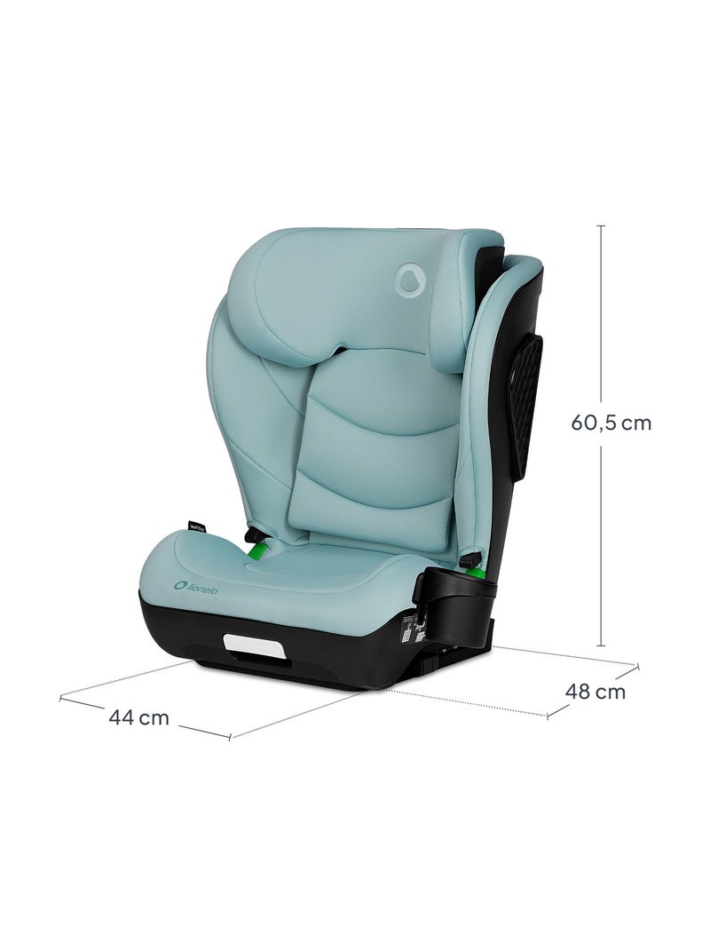 Cadeira Auto LIONELO Neal i-Size - ISOFIX - Assento Largo - Porta-Copos - Reclinável - 100-150 cm Hortelã - Kiabi