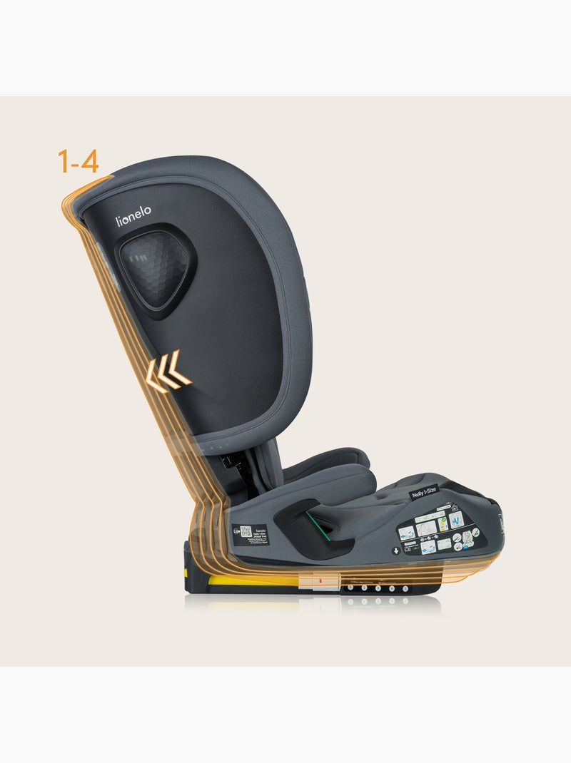 Cadeira Auto LIONELO Nelly i-Size - ISOFIX - Dobrável - TopTether - 76-150 cm Cinza - Kiabi