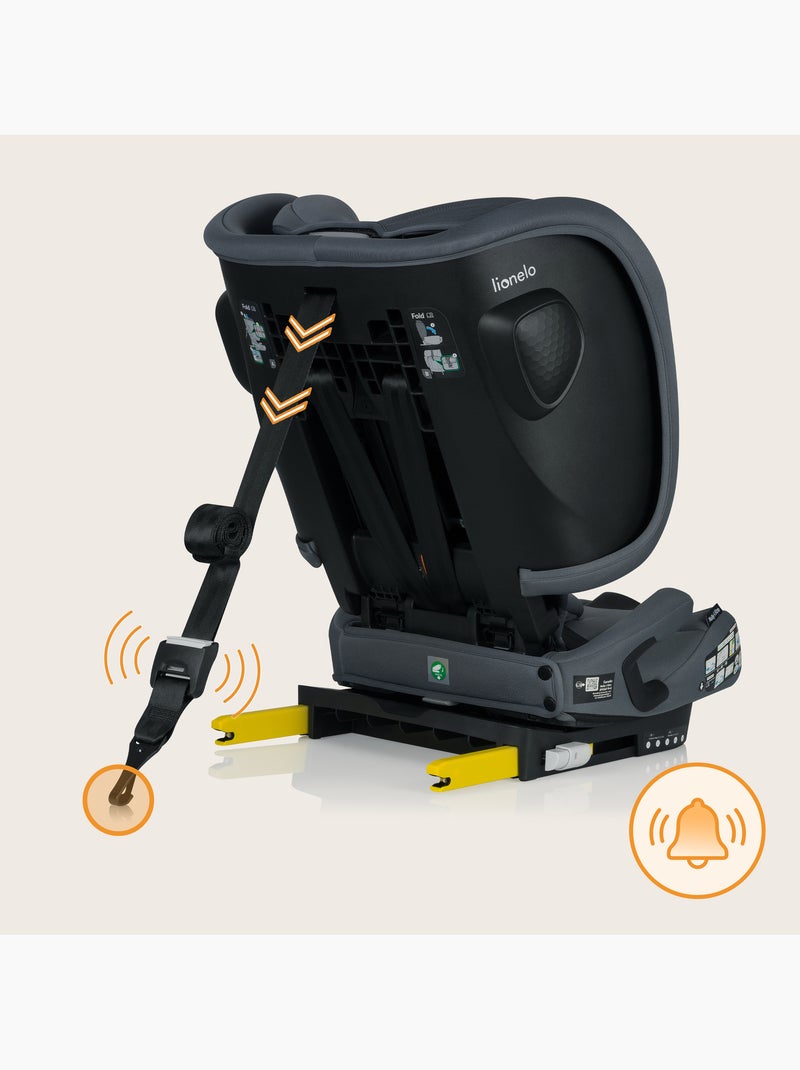 Cadeira Auto LIONELO Nelly i-Size - ISOFIX - Dobrável - TopTether - 76-150 cm Cinza - Kiabi