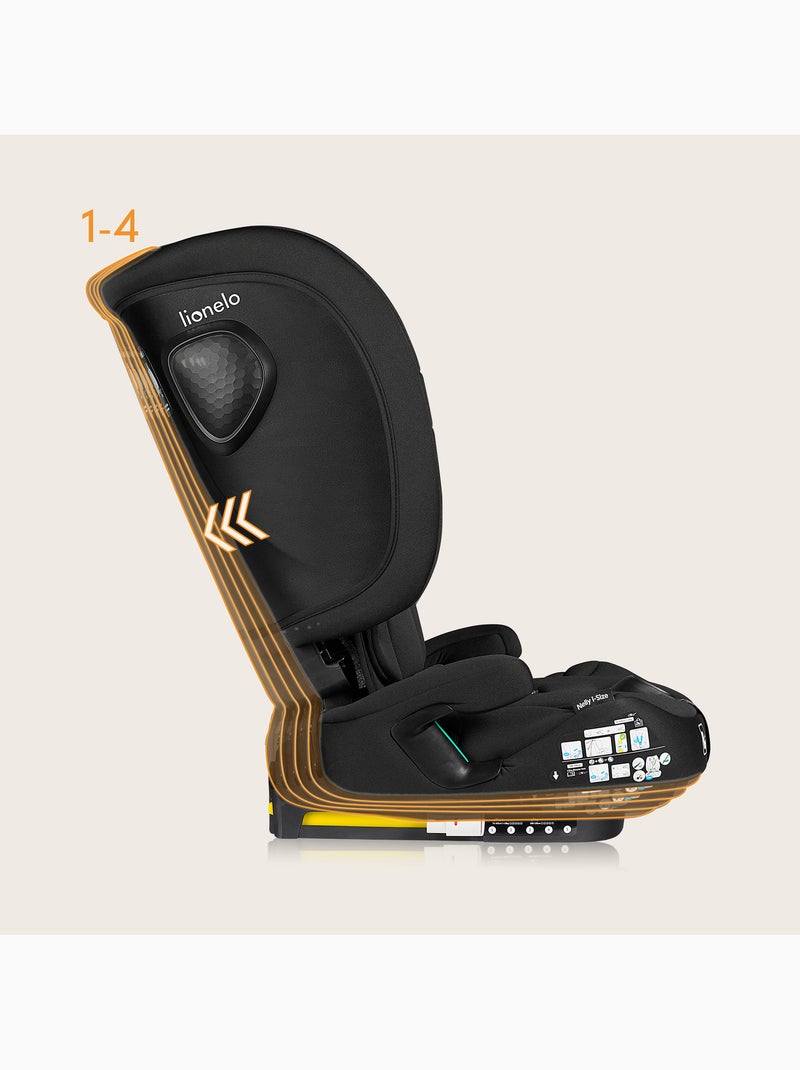 Cadeira Auto LIONELO Nelly i-Size - ISOFIX - Dobrável - TopTether - 76-150 cm Preto - Kiabi