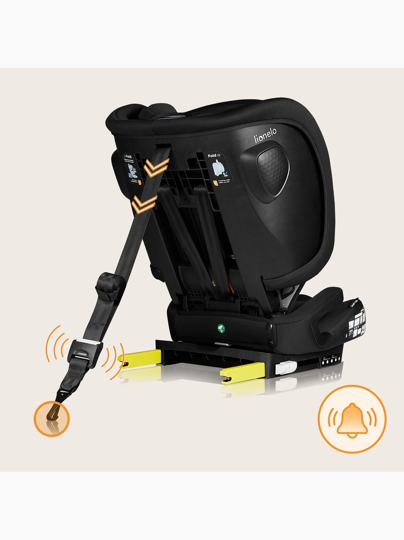 Cadeira Auto LIONELO Nelly i-Size - ISOFIX - Dobrável - TopTether - 76-150 cm Preto - Kiabi
