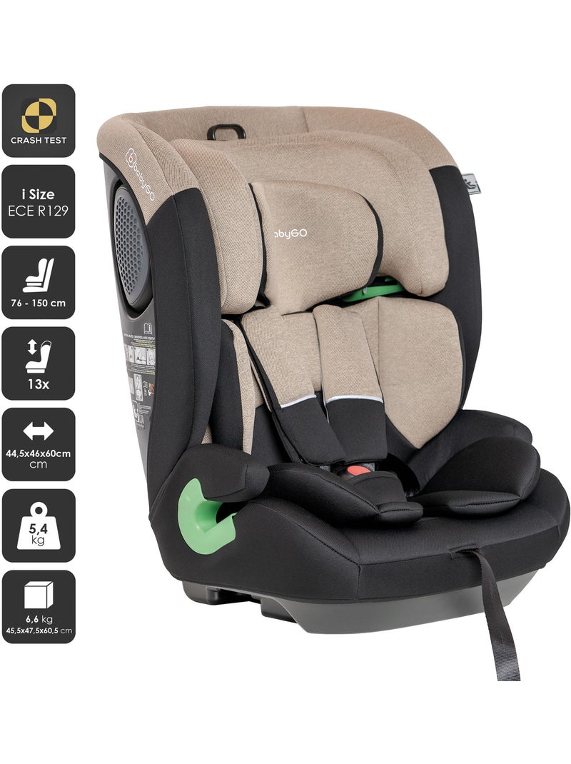 Cadeira auto lumo - babygo Bege - Kiabi