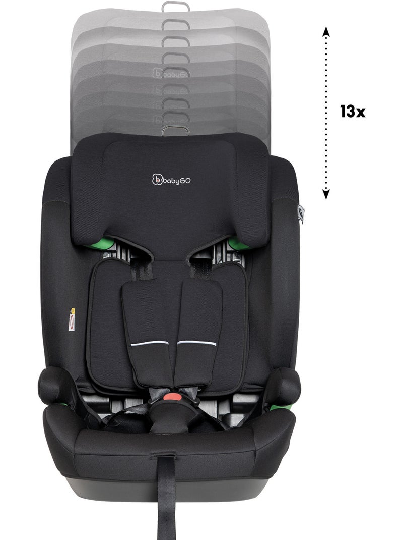 Cadeira auto lumo - babygo Preto - Kiabi
