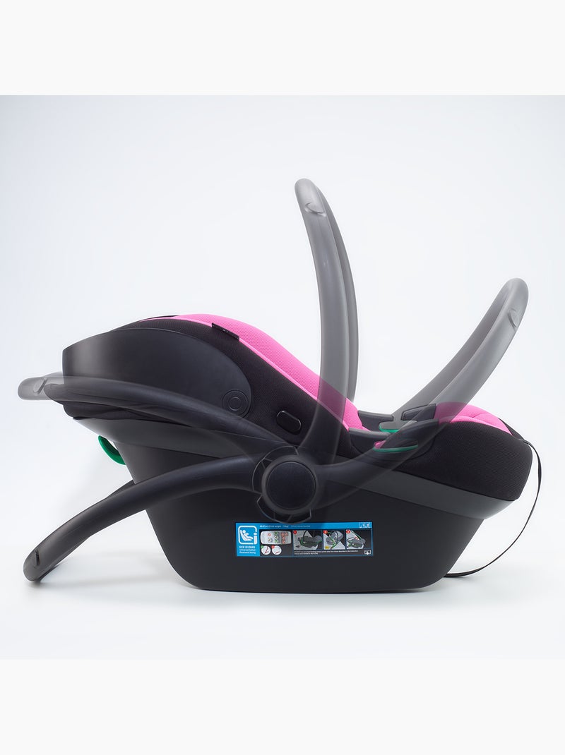 Cadeira auto para bebé travel xp - babygo Preto Rosa - Kiabi