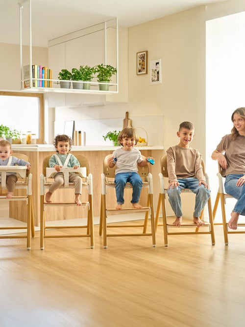 Cadeira de Alimentação 3em1 LIONELO Celia - Até 110 kg - Regulável - Evolutiva - Kiabi